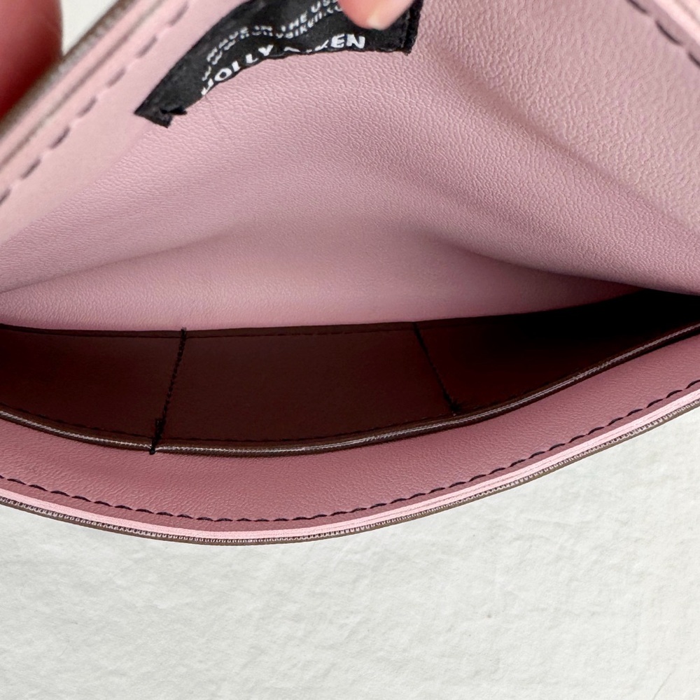Holly Aiken Blast (Dots) Brown & Pink Clutch - Picture 7 of 11